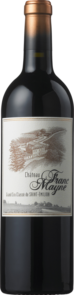 2018 Château Franc Mayne, Grand Cru Classe, St-Emilion bottle shot.