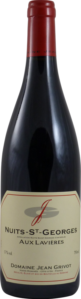 2023 Nuits-St-Georges Aux Lavières, Jean Grivot bottle shot.