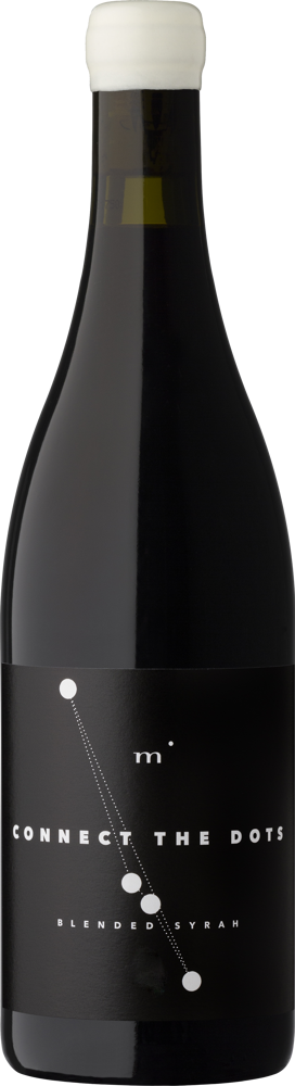 2021 Connect The Dots Syrah, Minimalist Wines, Sam Lambson bottle shot.