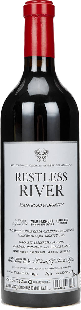 2020 Main Road & Dignity Cabernet Sauvignon, Restless River, Upper Hemel-en-Aarde