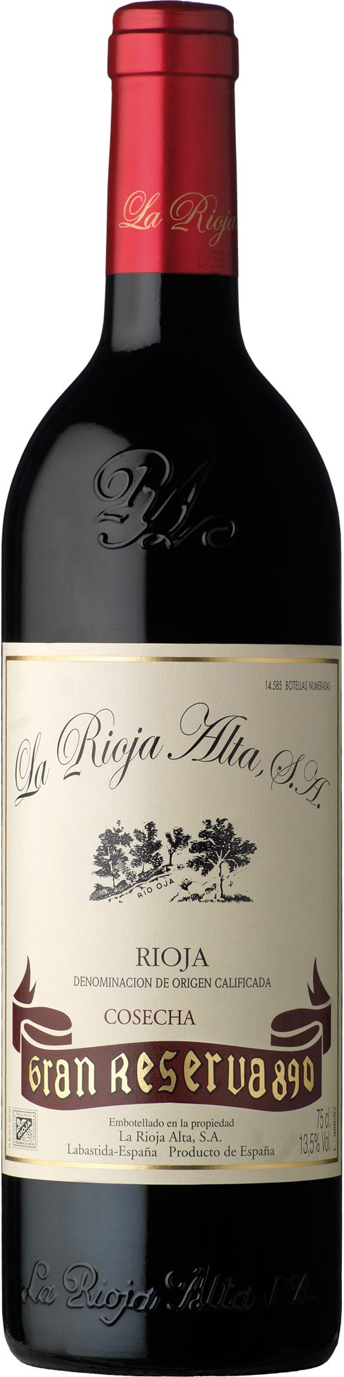 2001 Gran Reserva 890, La Rioja Alta, Rioja
