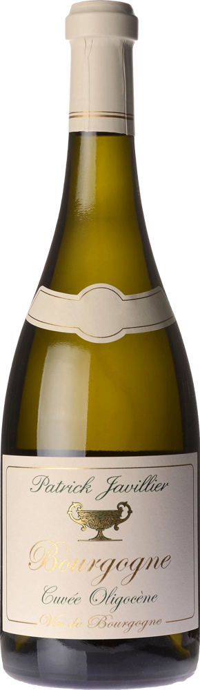 2023 Bourgogne Blanc Côte d'Or Cuvée Oligocène, Patrick Javillier bottle shot.