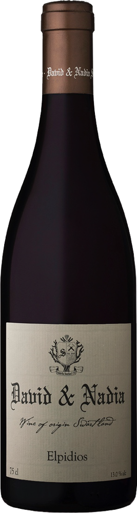 2021 Elpidios, David & Nadia, Swartland bottle shot.