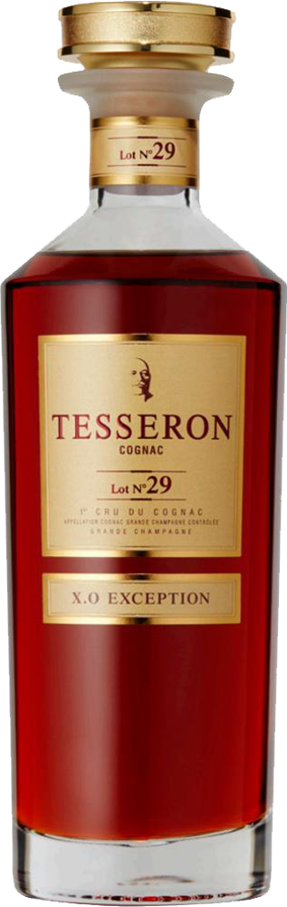 Tesseron Lot No. 29 Exception, XO Cognac bottle shot.