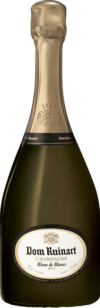 2010 Dom Ruinart Blanc de Blancs, Champagne Ruinart bottle shot.