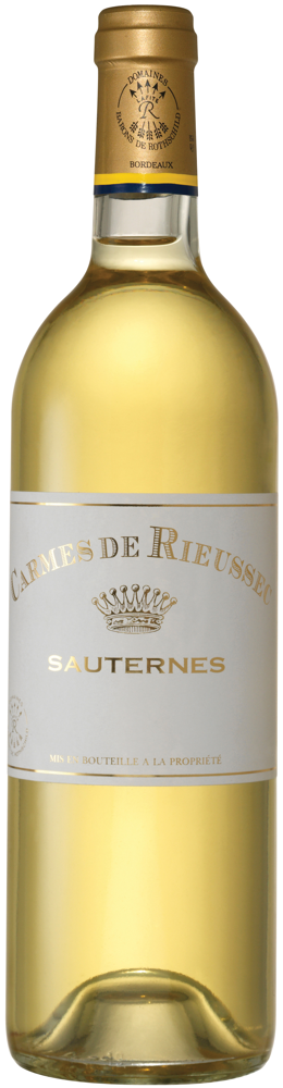 2012 Les Carmes de Rieussec, Sauternes bottle shot.