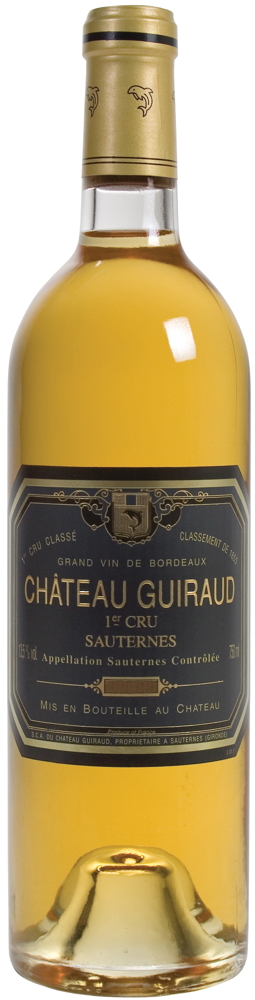 2022 Château Guiraud, Cru Classé Sauternes bottle shot.