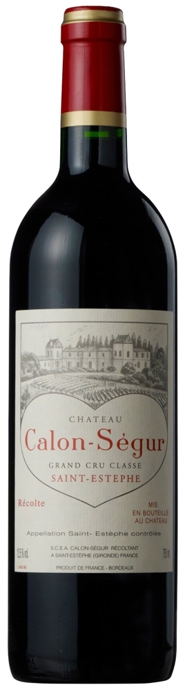 2013 Château Calon-Ségur, Cru Classé St-Estèphe bottle shot.