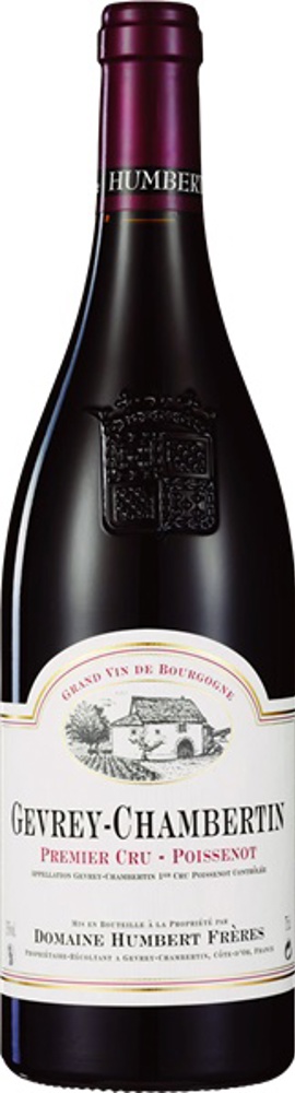 2017 Gevrey-Chambertin 1er Cru Poissenots, Humbert Frères bottle shot.