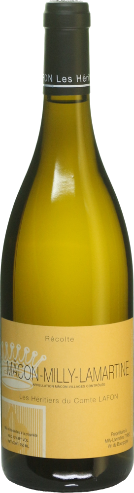 2023 Mâcon-Milly-Lamartine, Héritiers du Comte Lafon bottle shot.