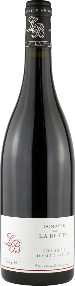 2020 Bourgueil Le Haut de la Butte, Domaine de la Butte, Jacky Blot bottle shot.
