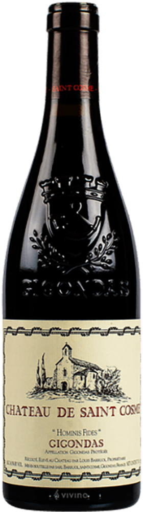 2023 Gigondas "Hominis Fides", Château de Saint Cosme bottle shot.