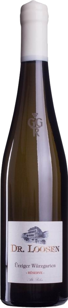 2015 Ürziger Würzgarten Riesling Grosses Gewächs Alte Reben Réserve, Dr Loosen, Mosel bottle shot.