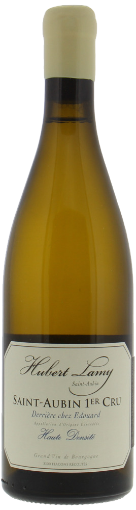 2023 St. Aubin 1er Cru Derrière chez Edouard Cuvée Haute Densité, Hubert Lamy bottle shot.