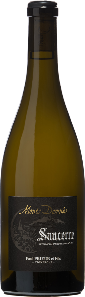 2023 Sancerre Les Monts Damnés, Domaine Paul Prieur et Fils bottle shot.