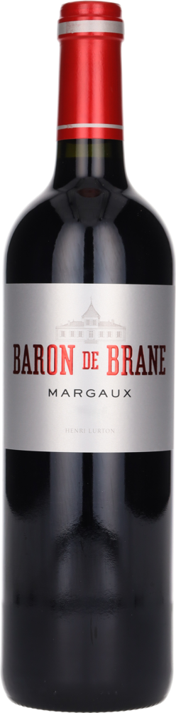 2014 Le Baron de Brane, Margaux bottle shot.