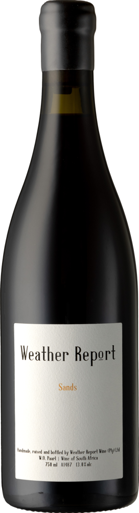 2019 Sands, Weather Report, Christopher Keet Jnr bottle shot.