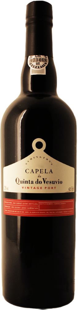 2022 Quinta do Vesuvio Capela, Symington bottle shot.