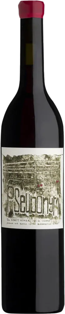 2022 Pseudonym, Cinsault, Blank Bottle bottle shot.