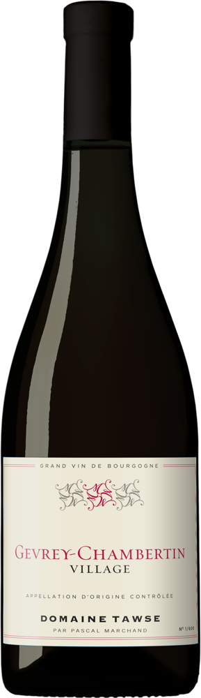 2023 Gevrey-Chambertin Cuvée Ronde, Marchand-Tawse (Vignes de la Famille Tawse) bottle shot.
