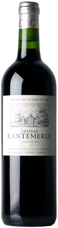 2010 Château Cantemerle, Cru Classé Haut-Médoc bottle shot.