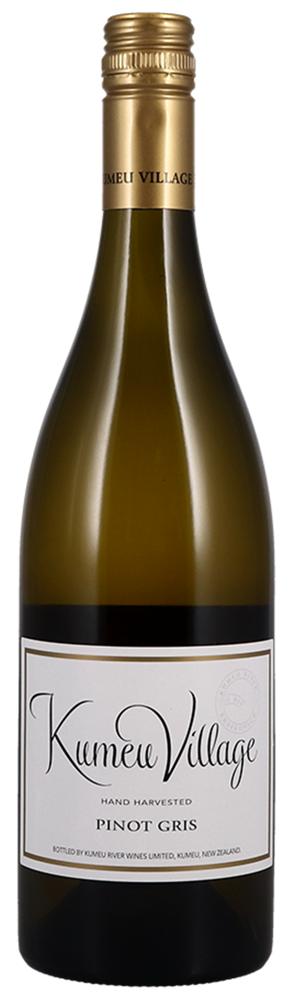 2022 Village Pinot Gris, Kumeu River, Kumeu bottle shot.