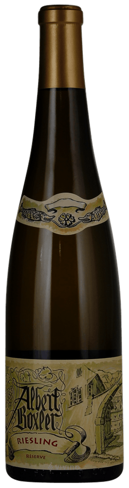 2023 Riesling Réserve, Albert Boxler bottle shot.