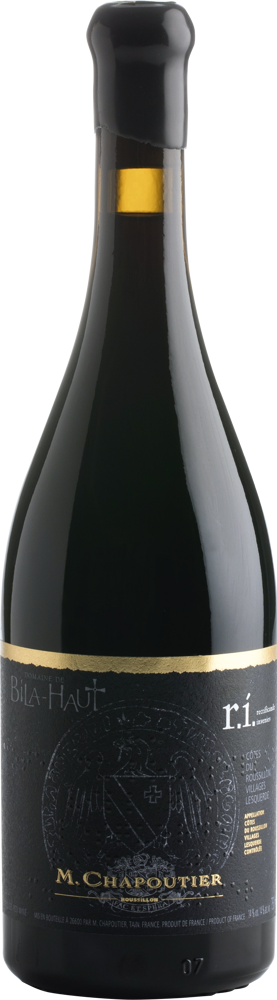 2013 Côtes du Roussillon Villages Lesquerde 'RI', M. Chapoutier Domaine de Bila-Haut, Languedoc-Roussillon bottle shot.