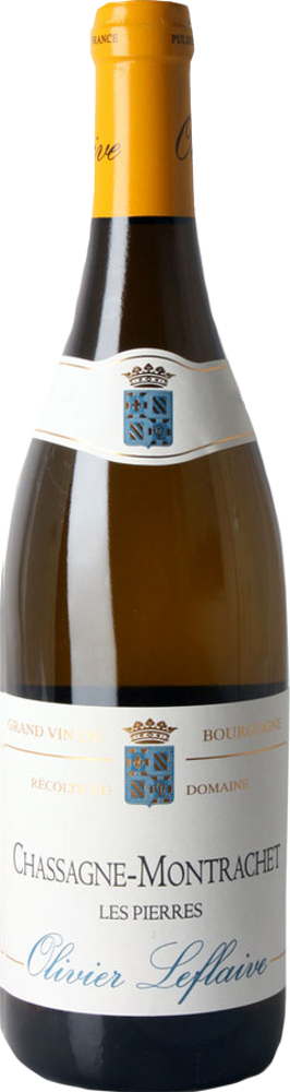 2023 Chassagne-Montrachet Les Pierres, Olivier Leflaive Frères bottle shot.