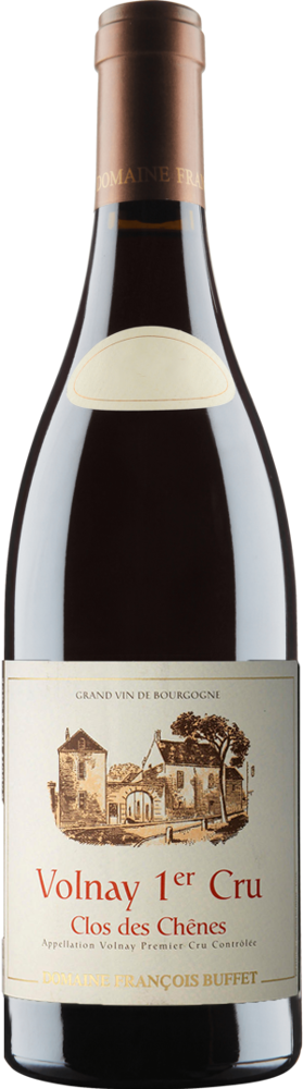 2021 Volnay 1er Cru Clos des Chênes, Domaine François Buffet bottle shot.