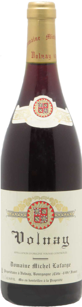 2023 Volnay, Michel Lafarge bottle shot.