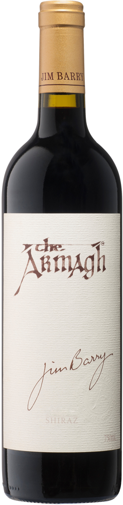 2010 The Armagh Shiraz, Jim Barry, Clare Valley bottle shot.