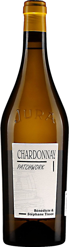 2023 Arbois Chardonnay Patchwork, Bénédicte et Stéphane Tissot, Jura bottle shot.