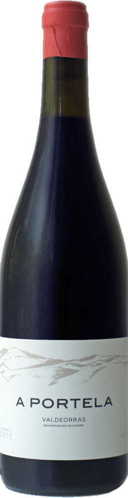 2017 A Portela Tinto, Alberto Orte, Valdeorras bottle shot.