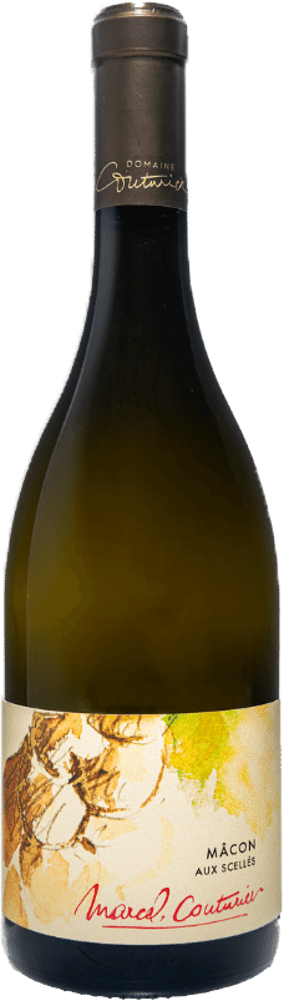 2020 Mâcon, Aux Scellés, Domaine Marcel Couturier bottle shot.