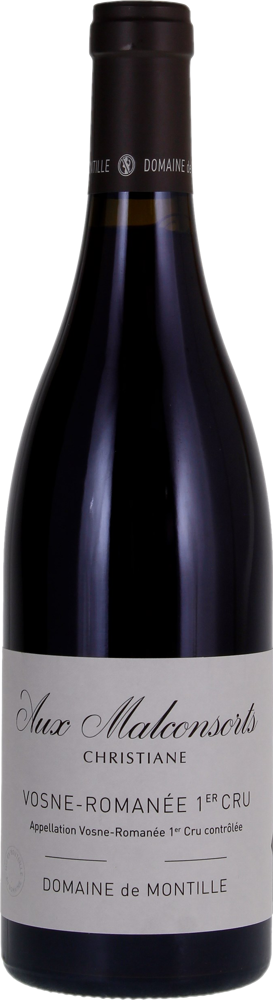 2019 Vosne-Romanée 1er Cru Malconsorts, Christiane, Domaine de Montille bottle shot.