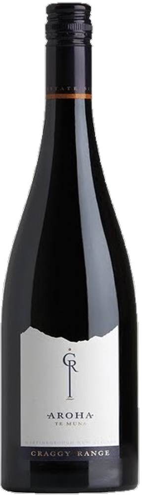2011 Aroha Pinot Noir, Craggy Range, Marlborough bottle shot.