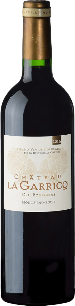 2016 Château La Garricq, Moulis en Médoc bottle shot.