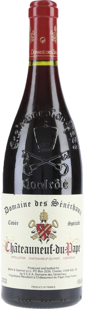 2005 Châteauneuf-du-Pape, Domaine du Clos du Mont Olivet bottle shot.