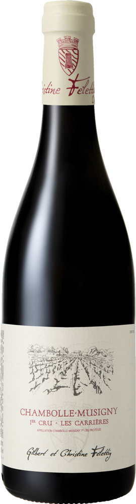 2023 Chambolle-Musigny 1er Cru Les Carrières, Domaine Felettig bottle shot.