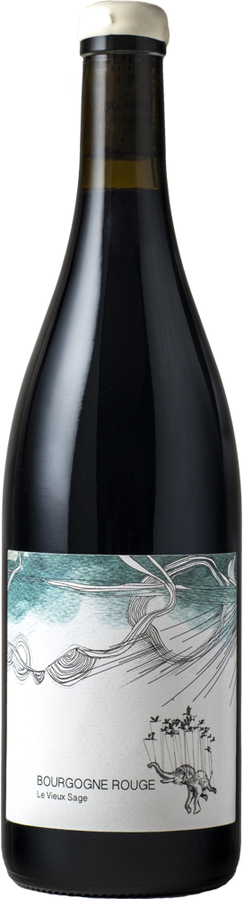 2023 Bourgogne Rouge Le Vieux Sage, Les Horées bottle shot.