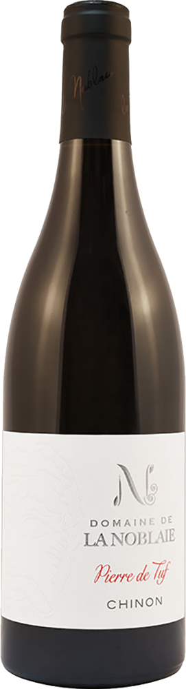 2022 Chinon Pierre de Tuf, Domaine de la Noblaie, Jérôme Billard bottle shot.