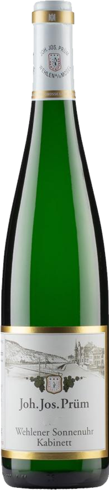 2020 Wehlener Sonnenuhr Riesling Kabinett, Joh. Jos. Prüm, Mosel bottle shot.