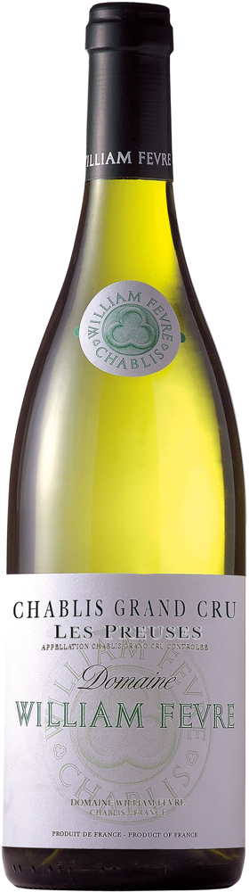 2023 Chablis Grand Cru Les Preuses, William Fèvre bottle shot.
