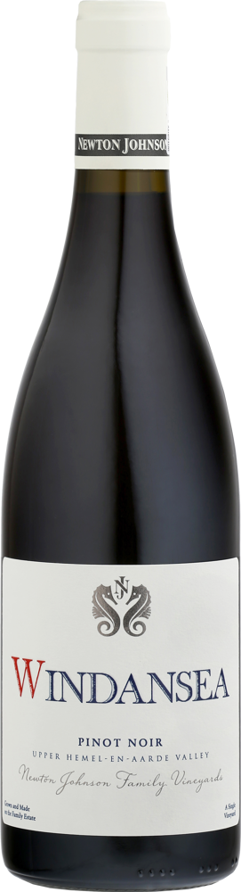 2023 Windansea Pinot Noir, Newton Johnson, Hemel-en-Aarde bottle shot.