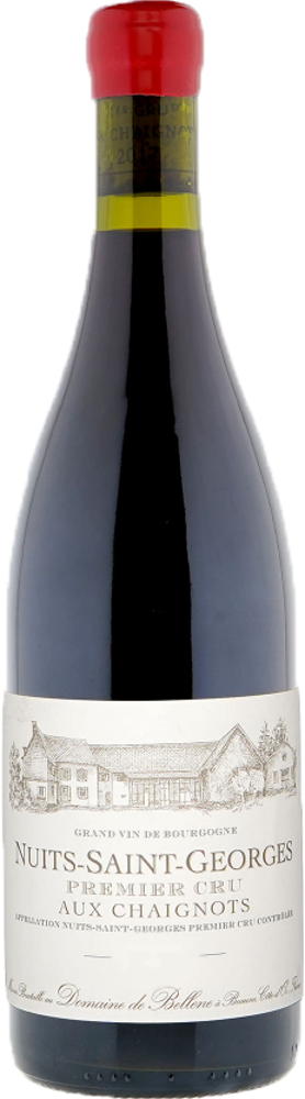 2018 Nuits-St-Georges 1er Cru Les Chaignots, Domaine de Bellene bottle shot.