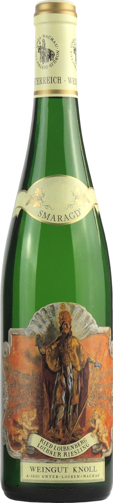 2023 Riesling Loibner, Smaragd, Weingut Knoll, Wachau bottle shot.
