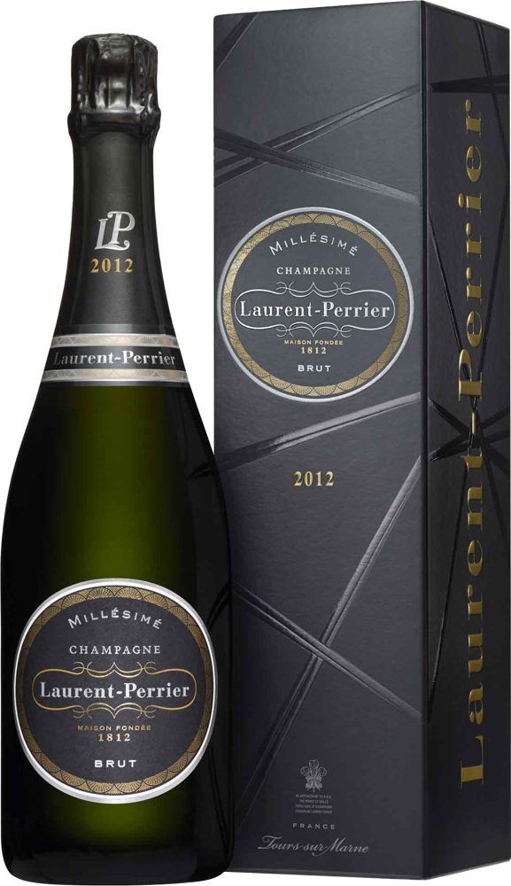 2012 Brut Vintage, Laurent-Perrier (Gift Boxed) bottle shot.