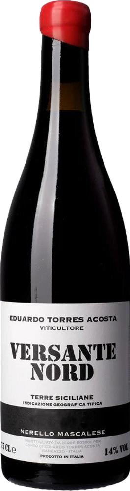 2020 Versante Nord Rosso, Eduardo Torres Acosta, Sicily bottle shot.