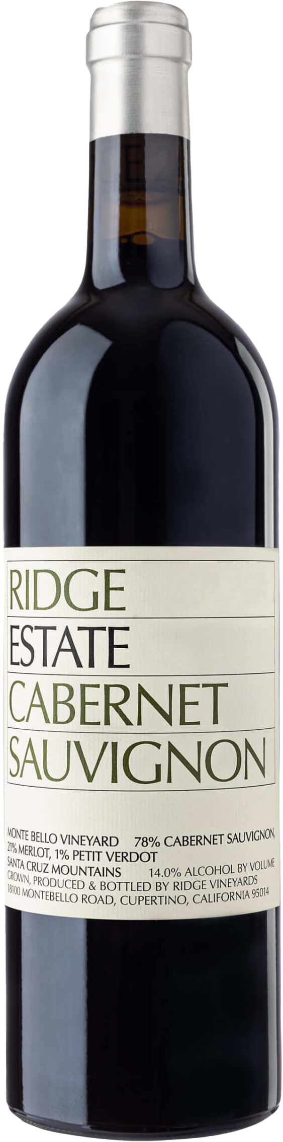 2020 Estate Cabernet Sauvignon, Ridge Vineyards, Santa Cruz Mountains